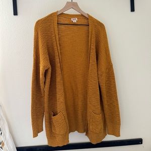 Mustard Orange Cardigan